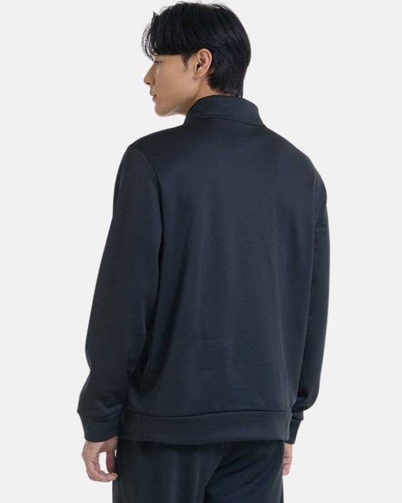 Men's Armour Fleece® ¼ Zip in Black image number 1